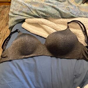 Victoria's Secret Gray Push-Up Bra